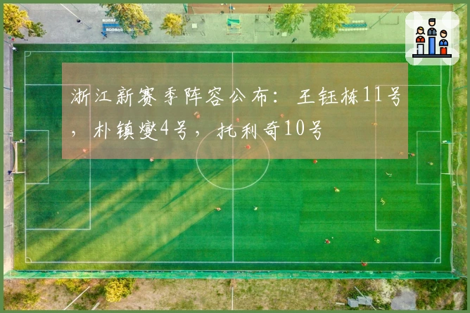 浙江新赛季阵容公布：王钰栋11号，朴镇燮4号，托利奇10号